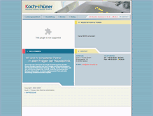 Tablet Screenshot of koch-thuener.de